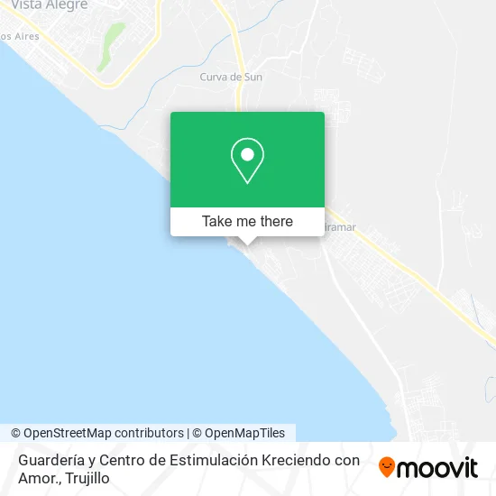 Mapa de Guardería y Centro de Estimulación Kreciendo con Amor.