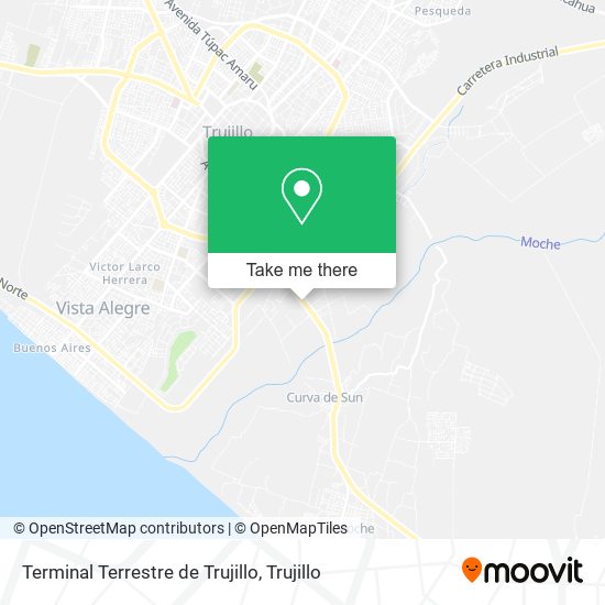 Mapa de Terminal Terrestre de Trujillo