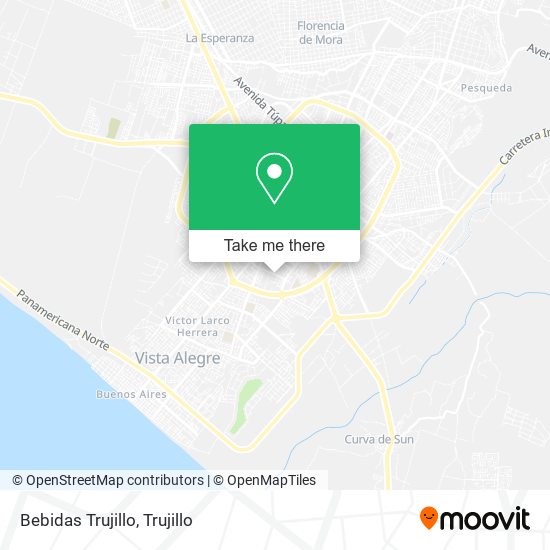 Mapa de Bebidas Trujillo