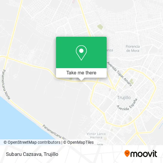 Subaru Cazsava map
