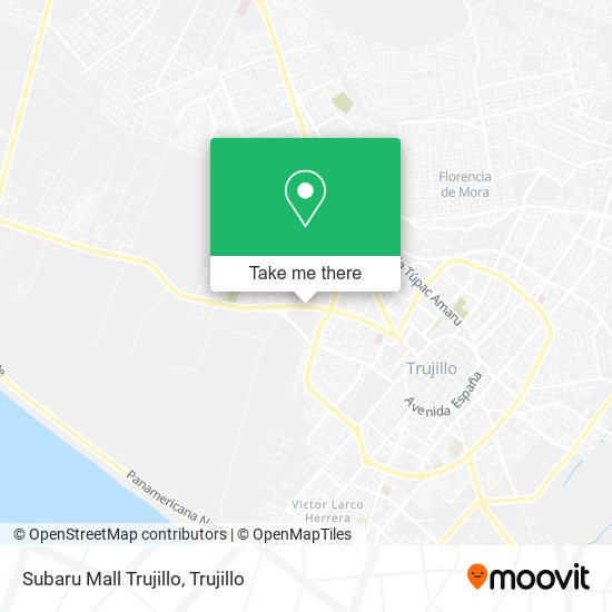 Mapa de Subaru Mall Trujillo