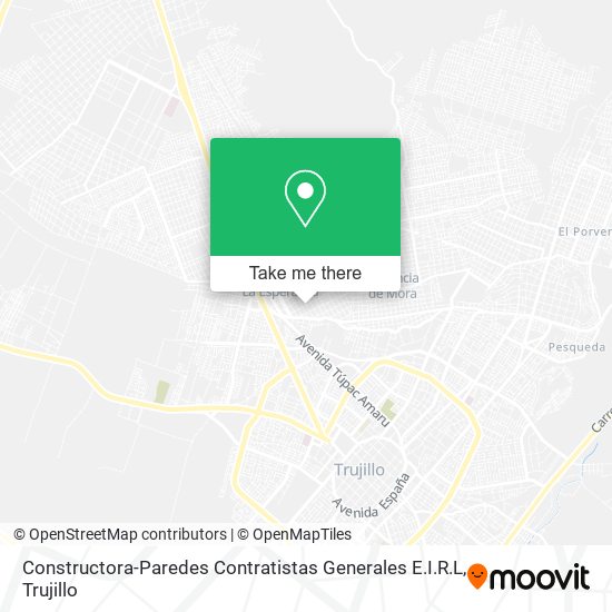 Constructora-Paredes Contratistas Generales E.I.R.L map