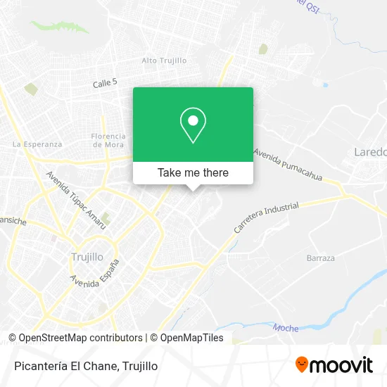 Picantería El Chane map