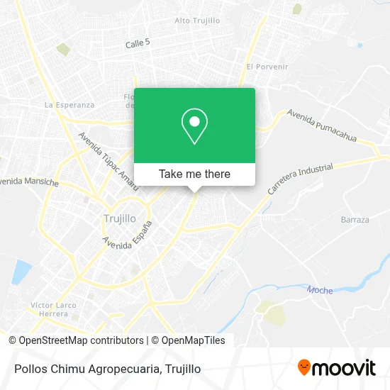 Pollos Chimu Agropecuaria map
