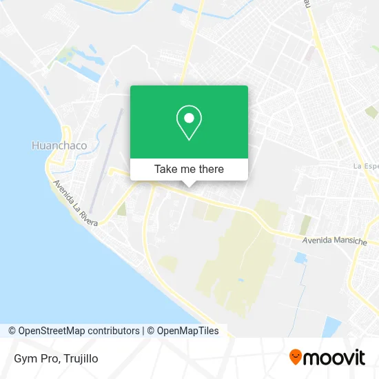 Gym Pro map