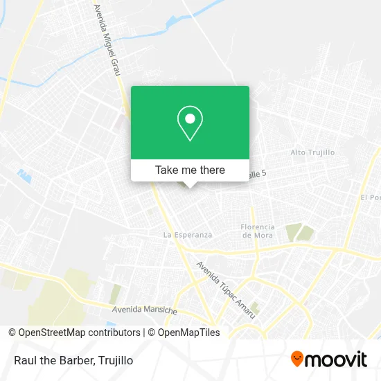 Raul the Barber map