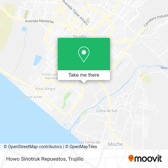 Howo Sinotruk Repuestos map