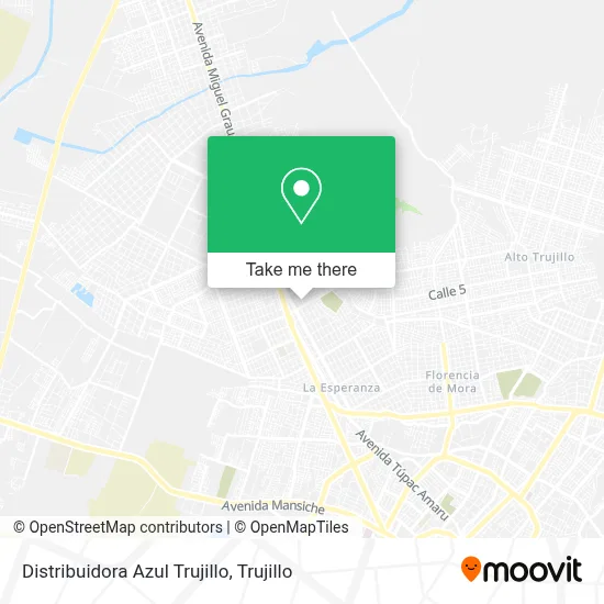 Distribuidora Azul Trujillo map