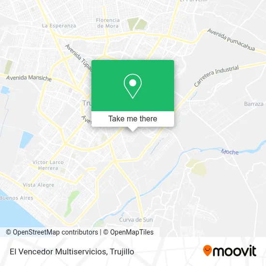 El Vencedor Multiservicios map