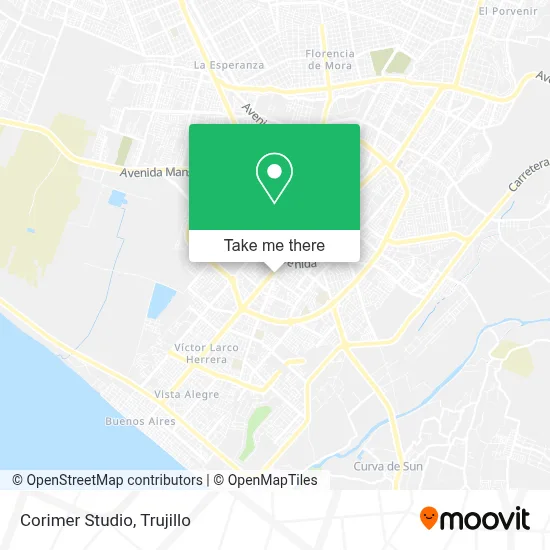 Corimer Studio map