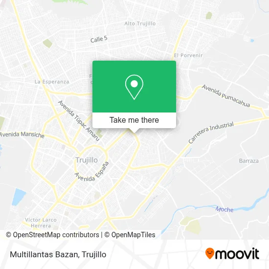 Multillantas Bazan map