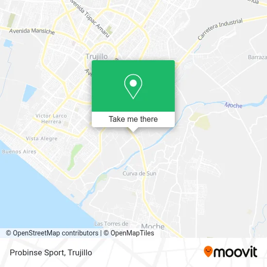 Probinse Sport map