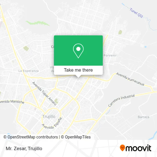 Mr. Zesar map