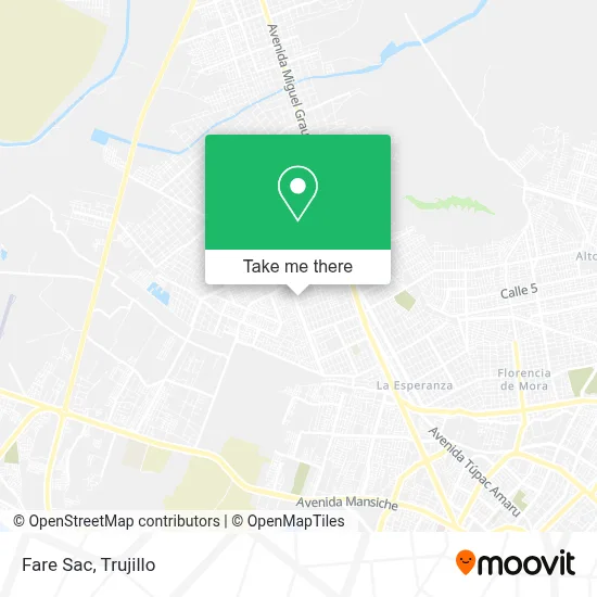 Fare Sac map