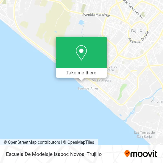 Escuela De Modelaje Isaboc Novoa map