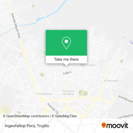 Ingeofaltop Perú map