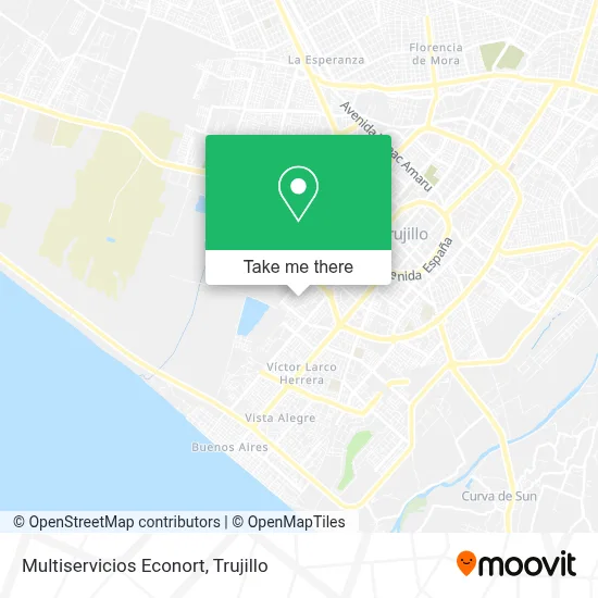 Multiservicios Econort map