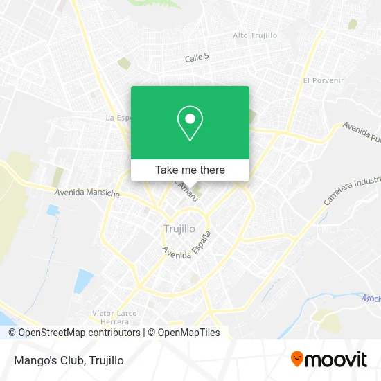 Mango's Club map