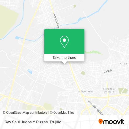 Rey Saul Jugos Y Pizzas map