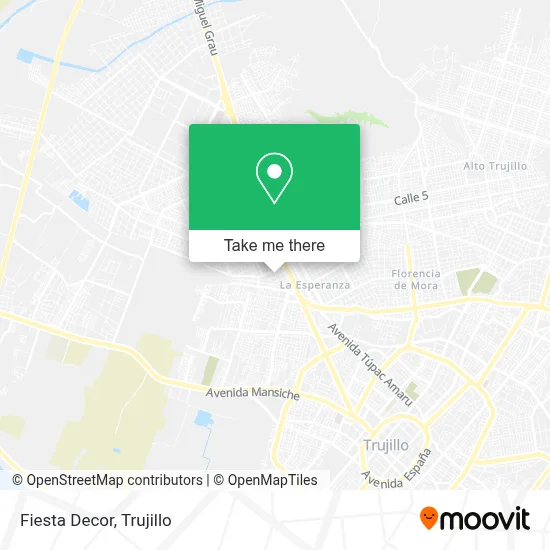 Fiesta Decor map