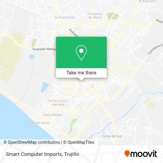 Smart Computer Imports map