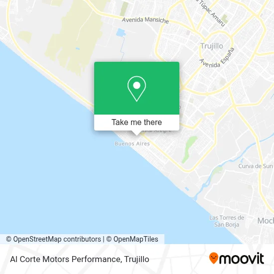 Al Corte Motors Performance map