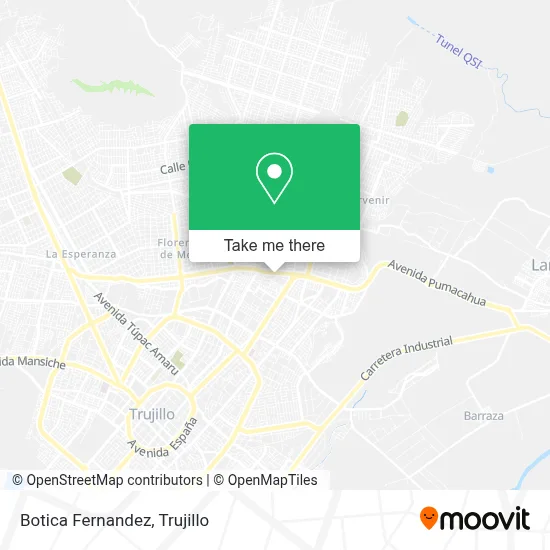 Botica Fernandez map