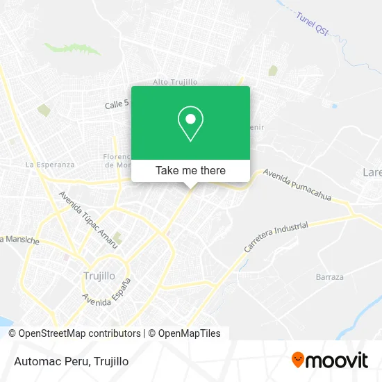 Automac Peru map