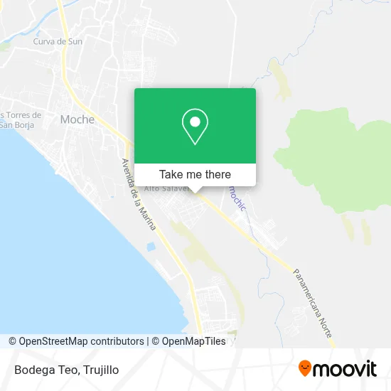 Bodega Teo map