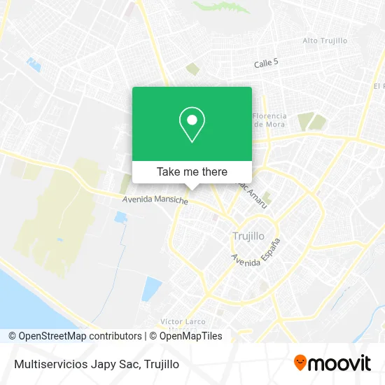 Multiservicios Japy Sac map