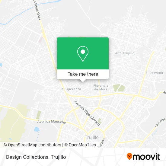 Design Collections map