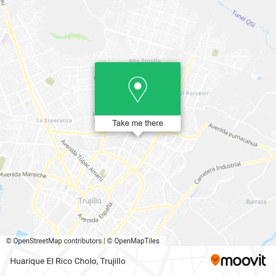 Huarique El Rico Cholo map