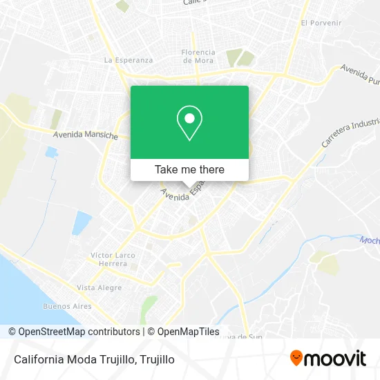 California Moda Trujillo map