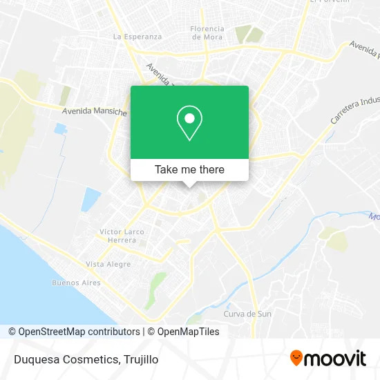Duquesa Cosmetics map