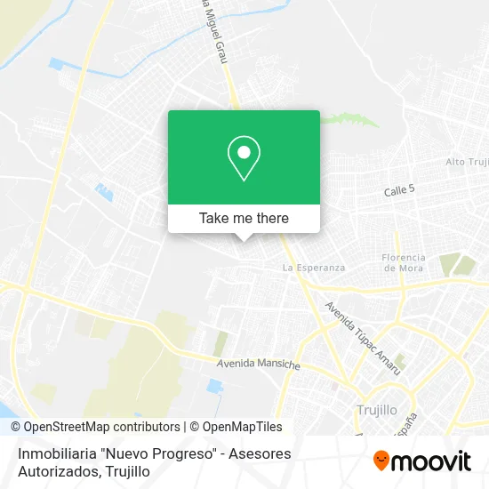 Inmobiliaria "Nuevo Progreso" - Asesores Autorizados map
