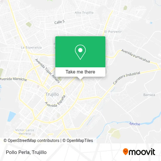 Pollo Perla map