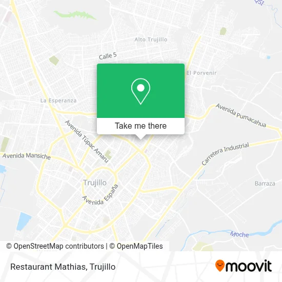Restaurant Mathias map