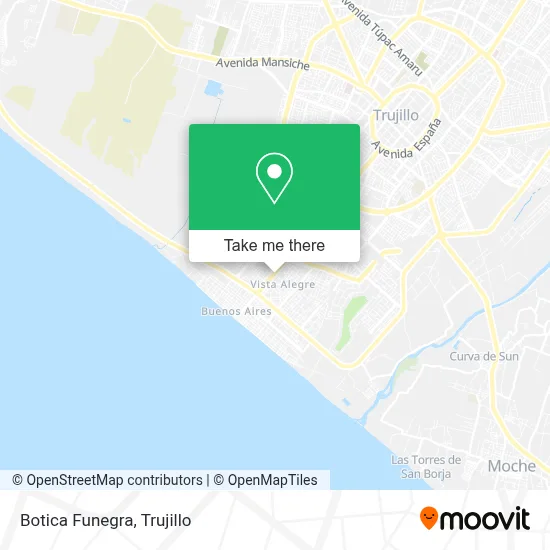 Botica Funegra map