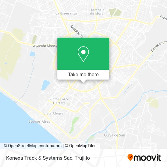Konexa Track & Systems Sac map