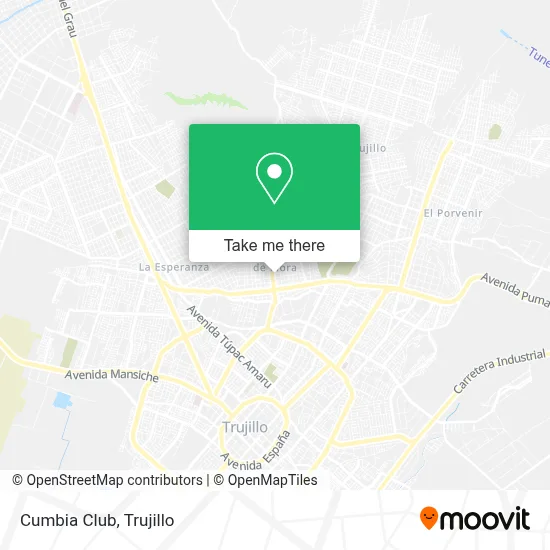 Cumbia Club map
