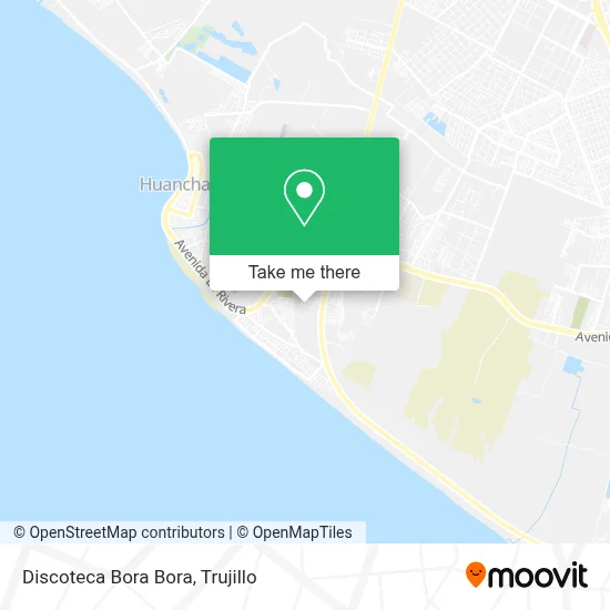 Discoteca Bora Bora map