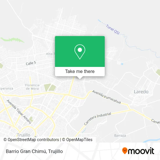 Barrio Gran Chimú map