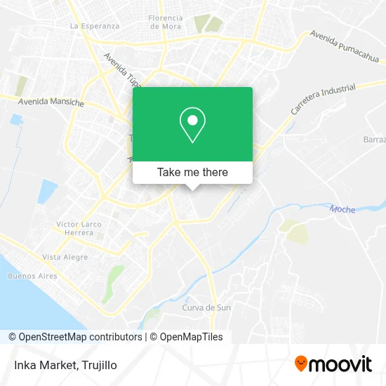 Inka Market map