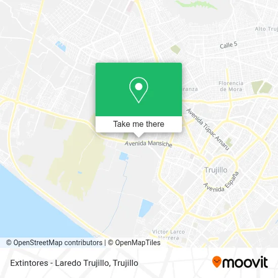 Extintores - Laredo Trujillo map
