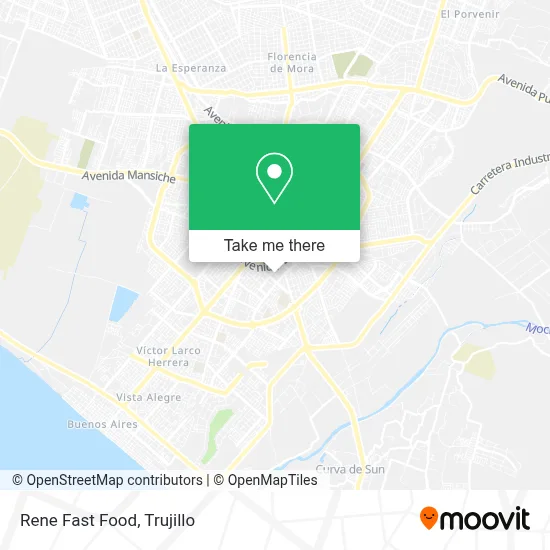 Rene Fast Food map