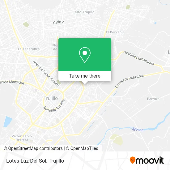 Lotes Luz Del Sol map