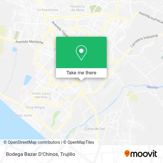 Bodega Bazar D'Chinos map