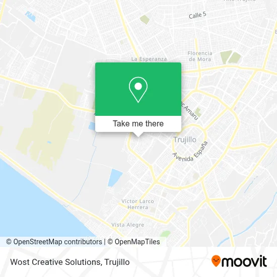Wost Creative Solutions map