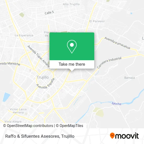 Raffo & Sifuentes Asesores map