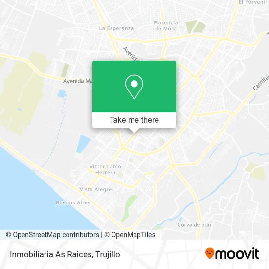 Inmobiliaria As Raices map